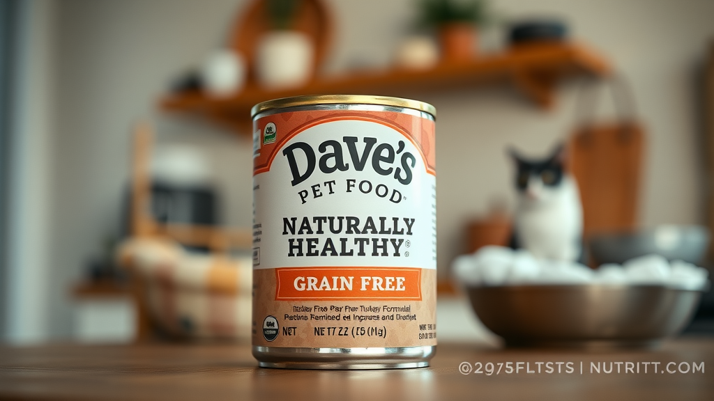 dave's pet food naturally healthy grain-free turkey formula canned cat food