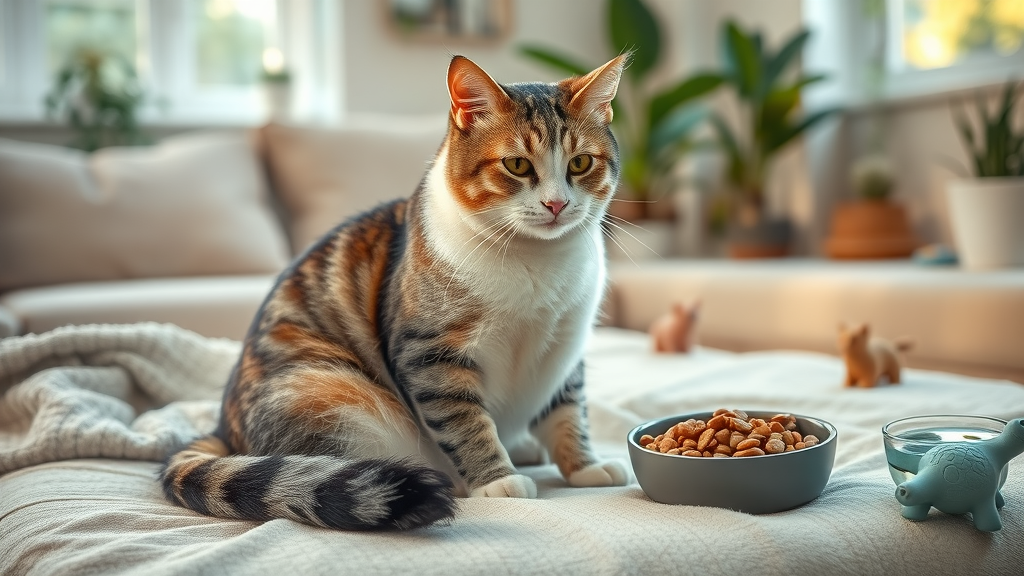 visual representation of a cat's digestive health