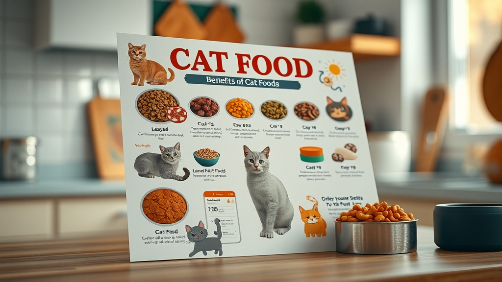 infographic of cat food benefits