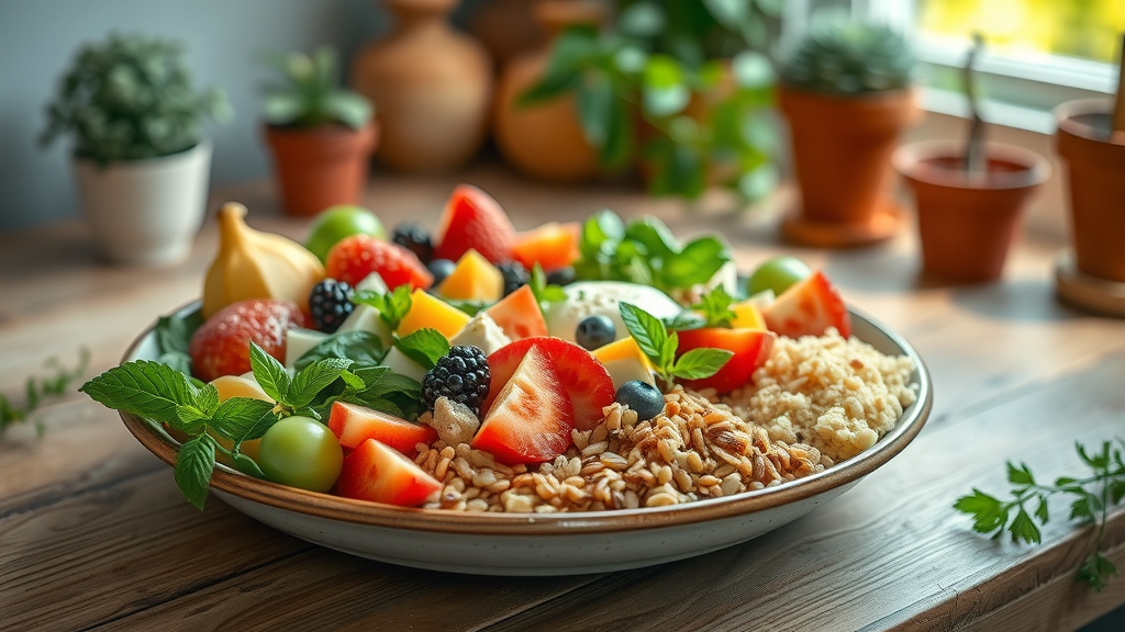 natural balance platefulls beautifully presented on a table