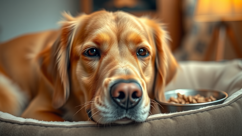 dog feeling better after upset tummy