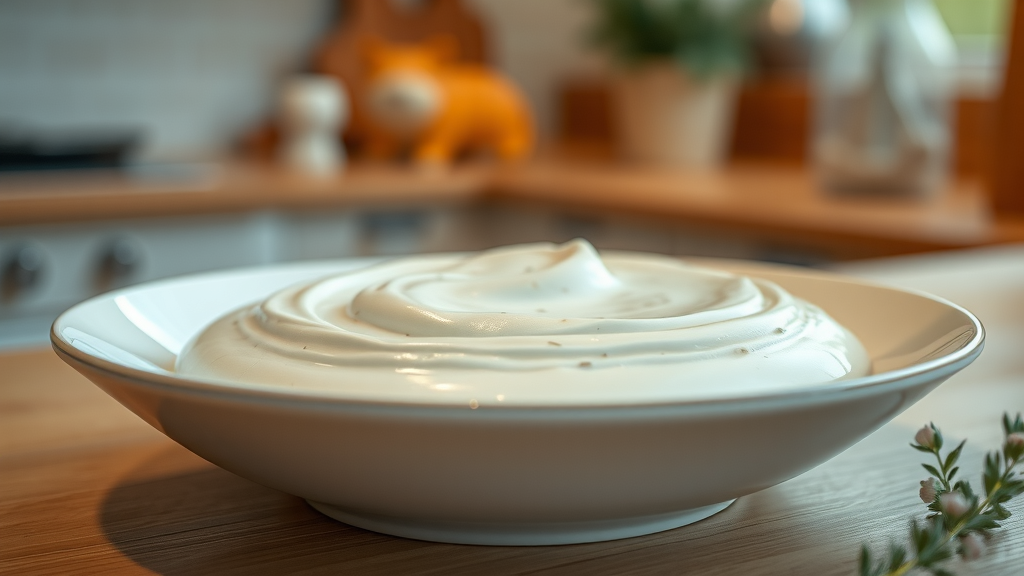 close-up of whitefish pate for cats